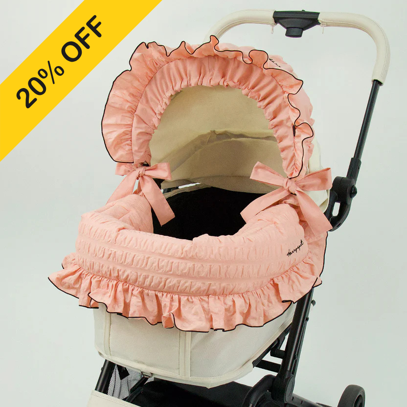 バギーボンネット、NEWマーガレット、コーラルピンク