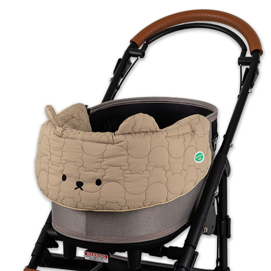 コンフォーター Berry More、Beige & Walnut ベージュ&ウォルナッツ