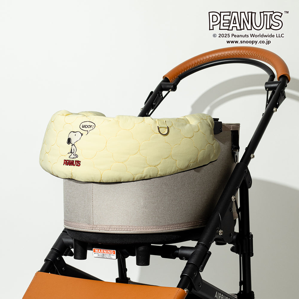 コンフォーター スヌーピーくるむ、イエロー