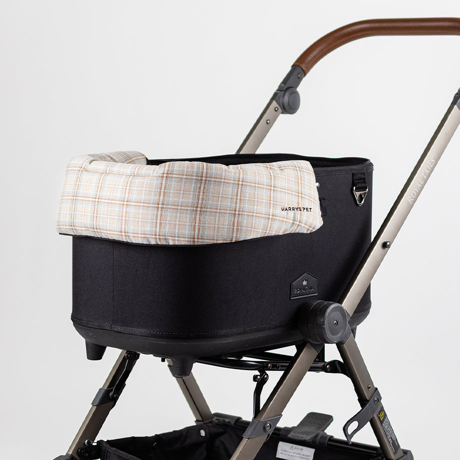 コンフォーター British Check、チェックグレー