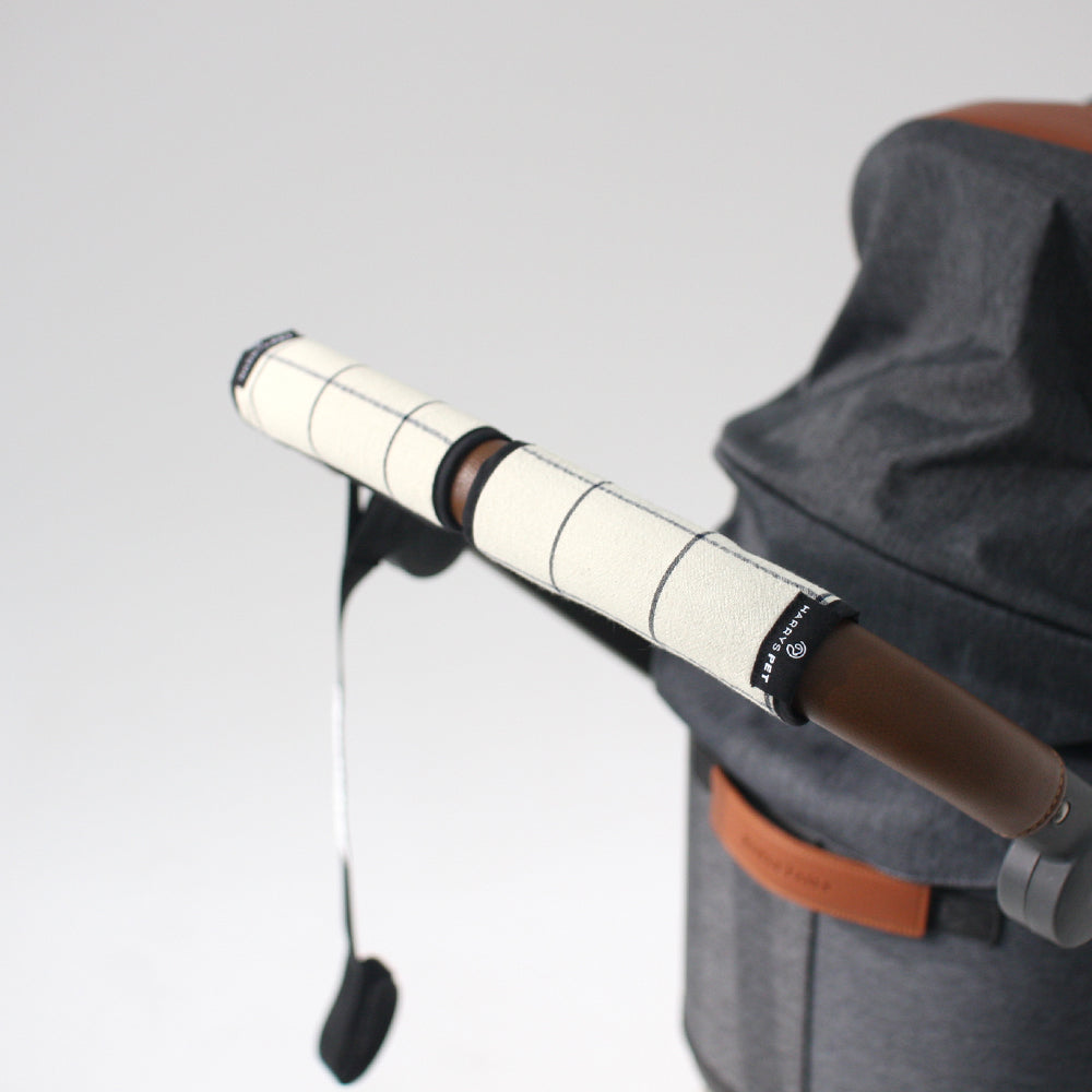 ハンドルカバー BASIC、Square Beige スクエアベージュ(2P)