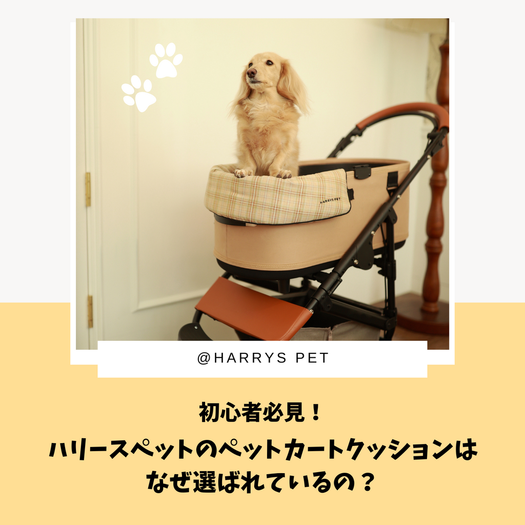 初心者必見！ハリースペットのペットカートクッションはなぜ選ばれて