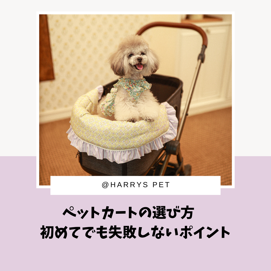 ペットカートの選び方　初めてでも失敗しないポイント