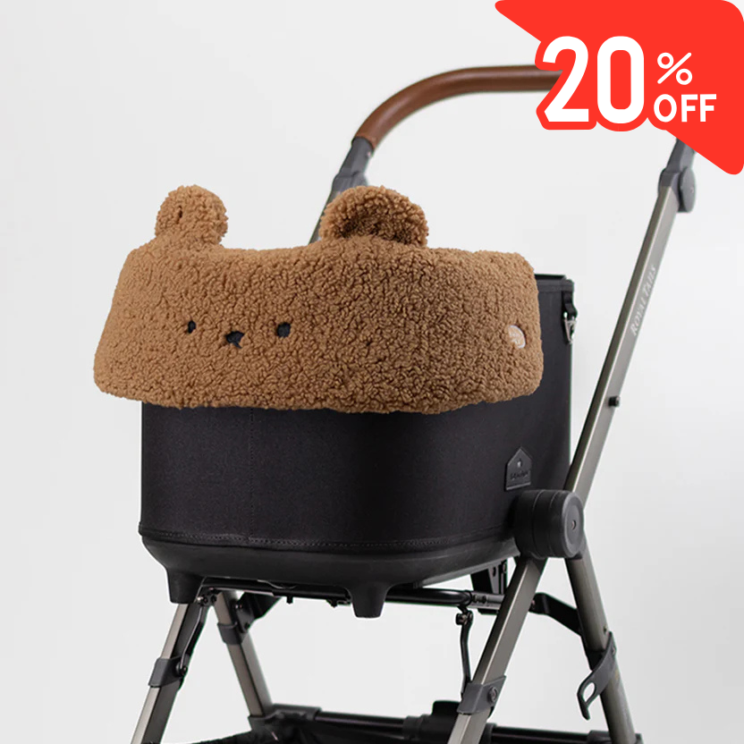 コンフォーター ポグリ、テディブラウン