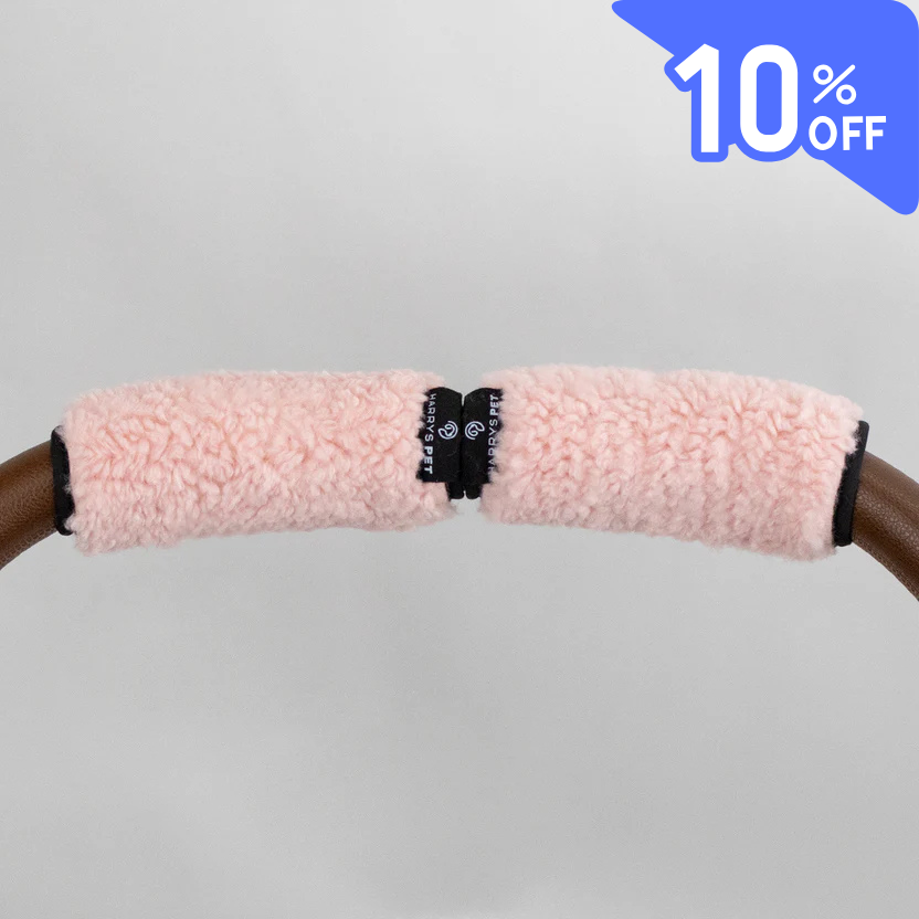 ハンドルカバー ポグリ、コットンピンク