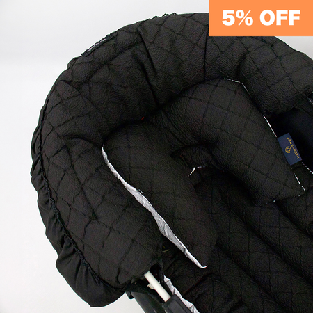 【3set】Closet  ワッフルバルーン、Black ブラック