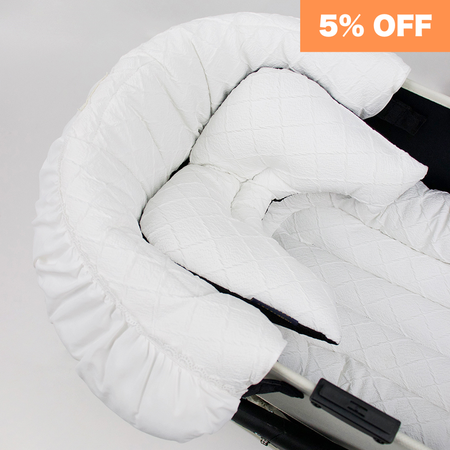 【3set】Closet  ワッフルバルーン、White ホワイト