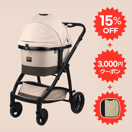 【ParisDog】フェリッツ、ペットカート [レギュラーサイズ]