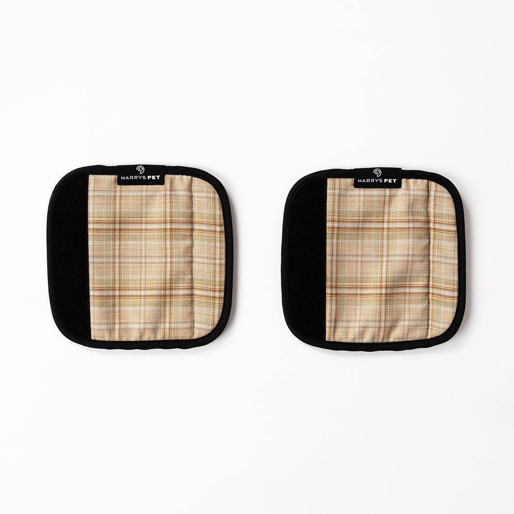 ハンドルカバー Britsh Check、Beige チェックベージュ（2P）