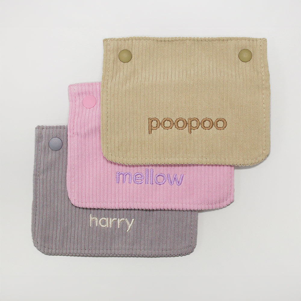 お名前刺繍入り フラップ（メルティング コンフォーター専用）