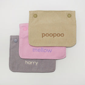 お名前刺繍入り フラップ（メルティング コンフォーター専用）