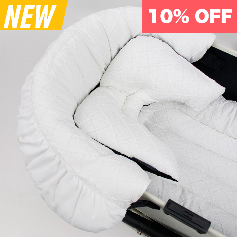 【3set】Closet  ワッフルバルーン、White ホワイト