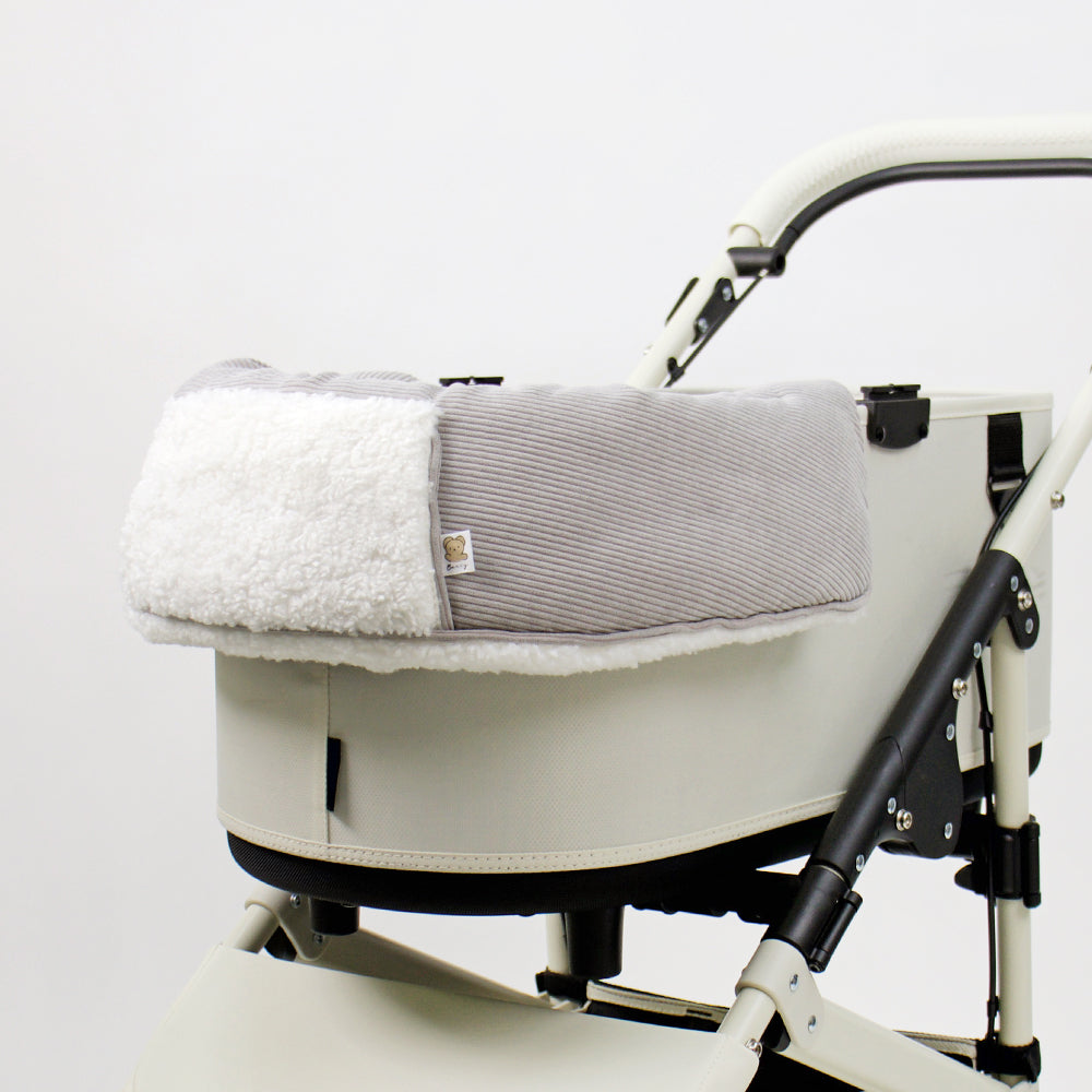 コンフォーター メルティング、White & Grey ホワイト＆グレー