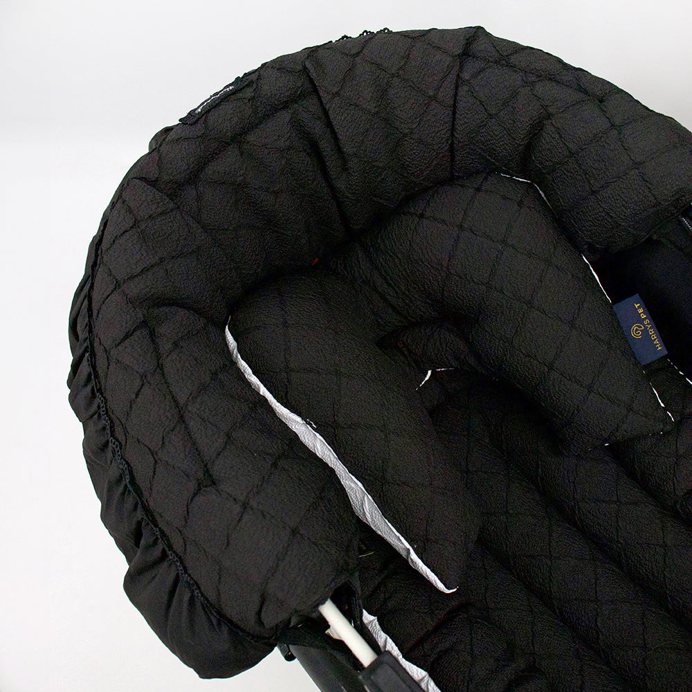 【3set】Closet  ワッフルバルーン、Black ブラック