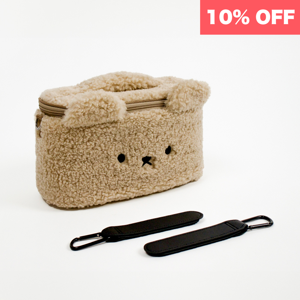 メルティング、カート用バッグ（フック2個付き）、ベージュ