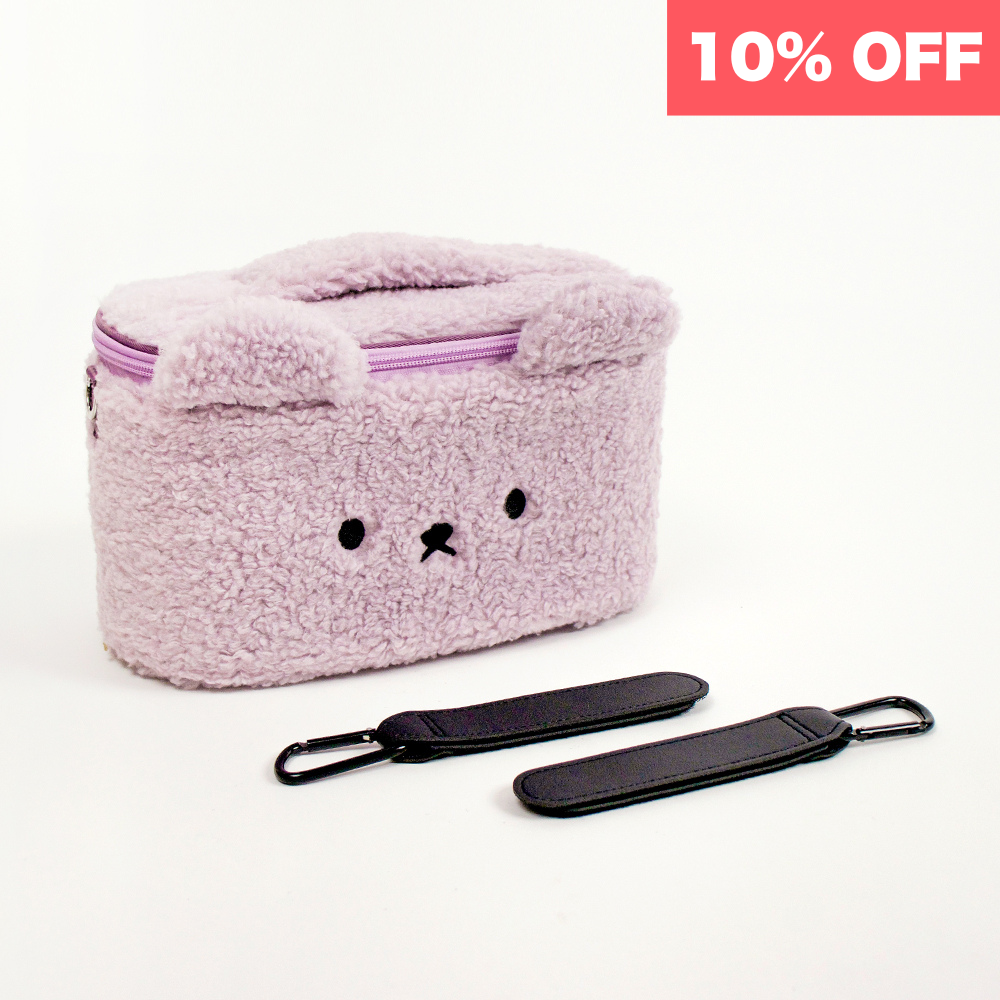 メルティング、カート用バッグ（フック2個付き）、ラベンダー