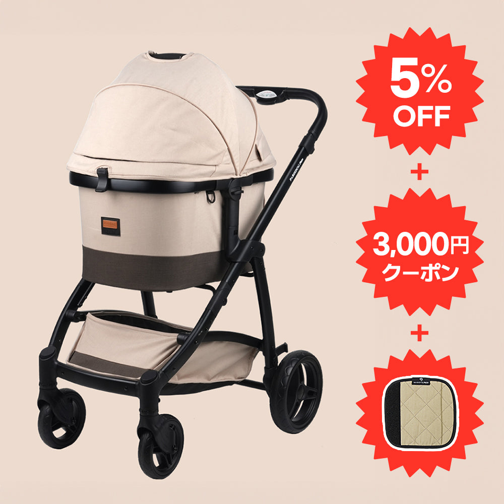 【ParisDog】フェリッツ、ペットカート [レギュラーサイズ]