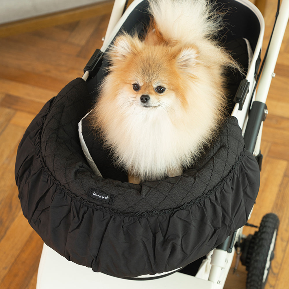 【3set】Closet  ワッフルバルーン、Black ブラック