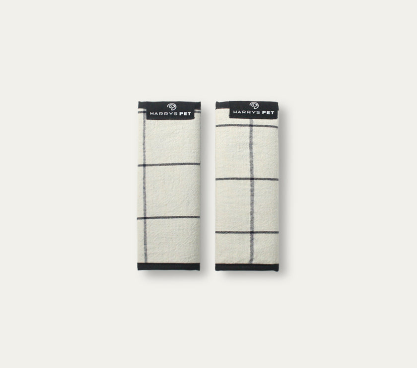 ハンドルカバー、Square Beige、スクエアベージュ（2P）