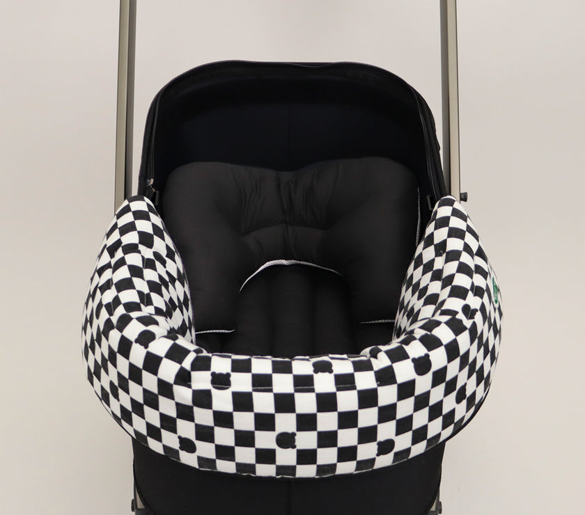 コンフォーター ベア、 Black Checker ブラックチェッカー