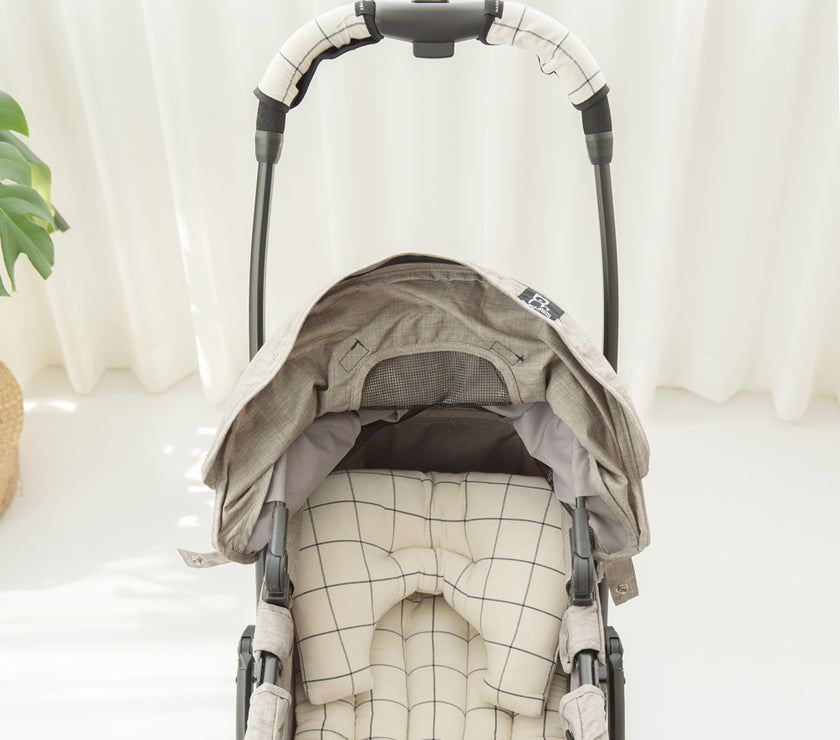 ハンドルカバー、Square Beige、スクエアベージュ（2P）